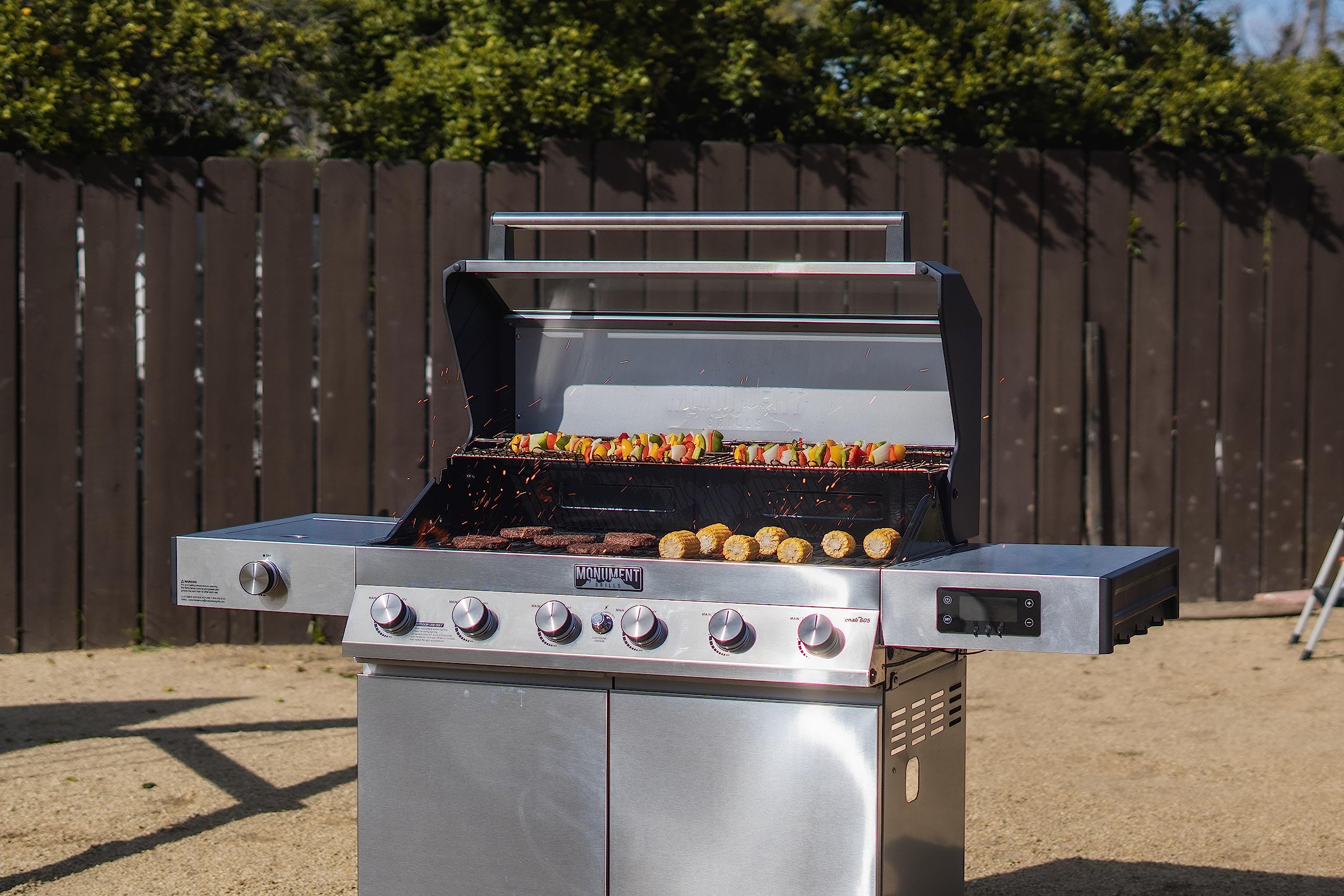 Amazon.co.jp: Monument Grills 6+1 コンバーチブル天然ガス